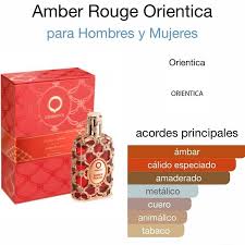 Coleção de luxo de perfume Orientica âmbar Rouge 100 ml
